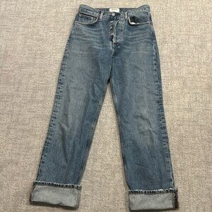 Agolde Fran Jean - can be worn cuffed or uncuffed!